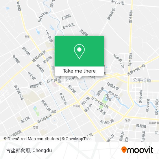 古盐都食府 map
