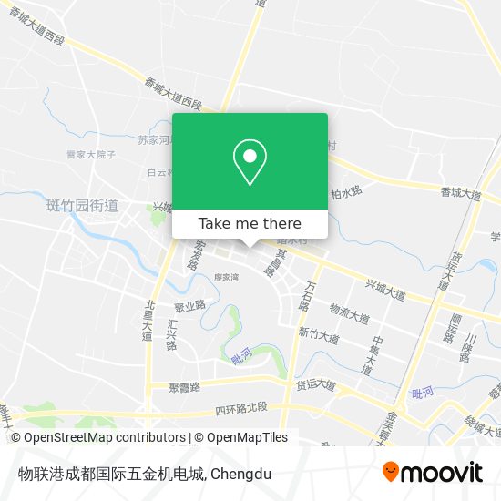 物联港成都国际五金机电城 map