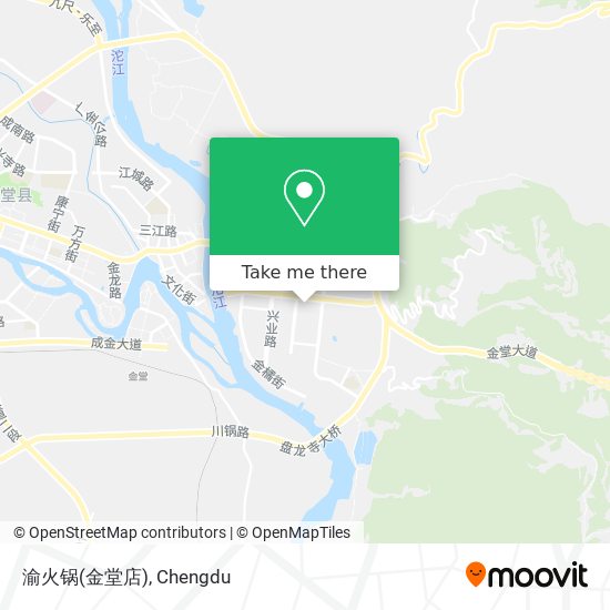 渝火锅(金堂店) map