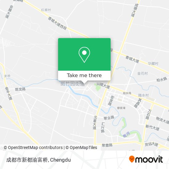 成都市新都渝富桥 map