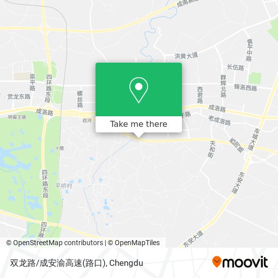 双龙路/成安渝高速(路口) map