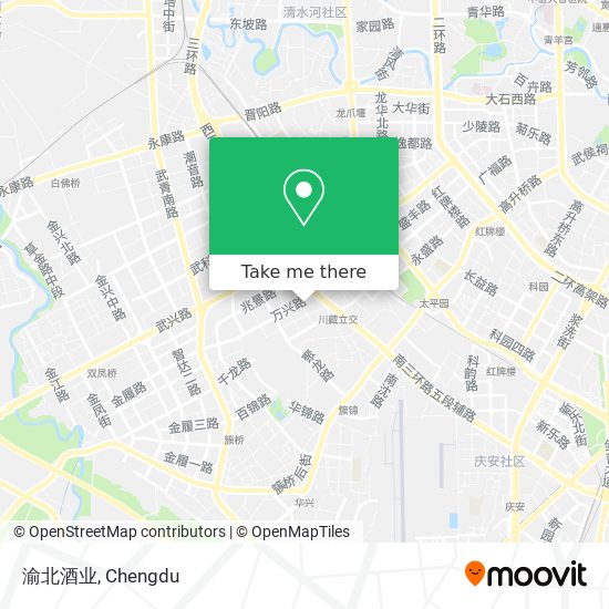 渝北酒业 map