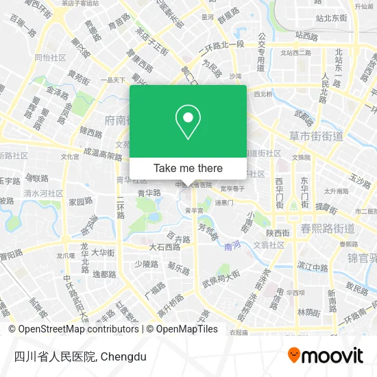 四川省人民医院 map
