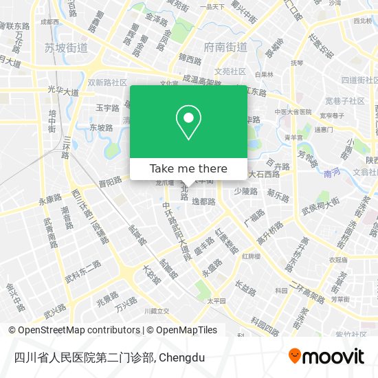 四川省人民医院第二门诊部 map