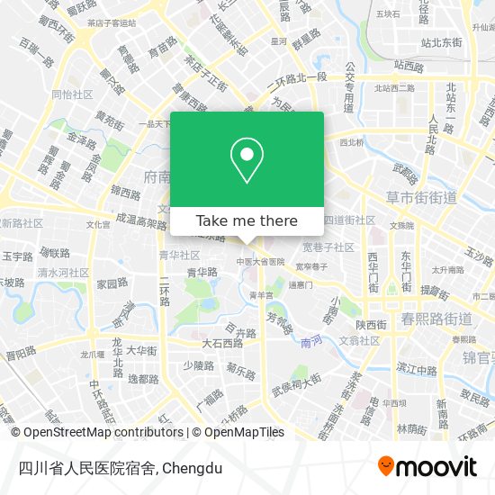 四川省人民医院宿舍 map
