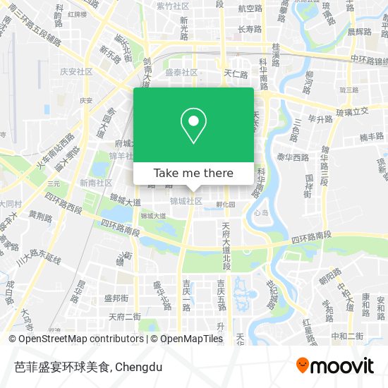 芭菲盛宴环球美食 map