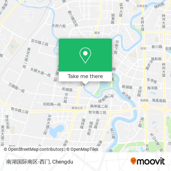 南湖国际南区-西门 map
