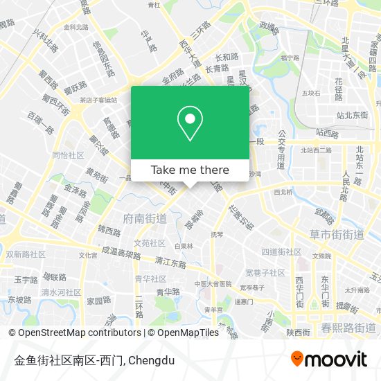 金鱼街社区南区-西门 map
