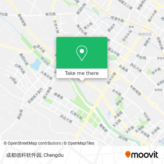 成都德科软件园 map