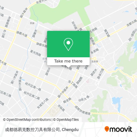 成都德易克数控刀具有限公司 map