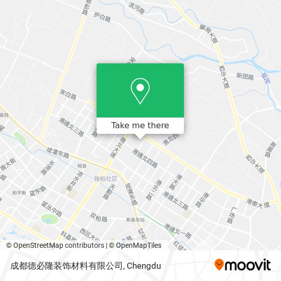 成都德必隆装饰材料有限公司 map