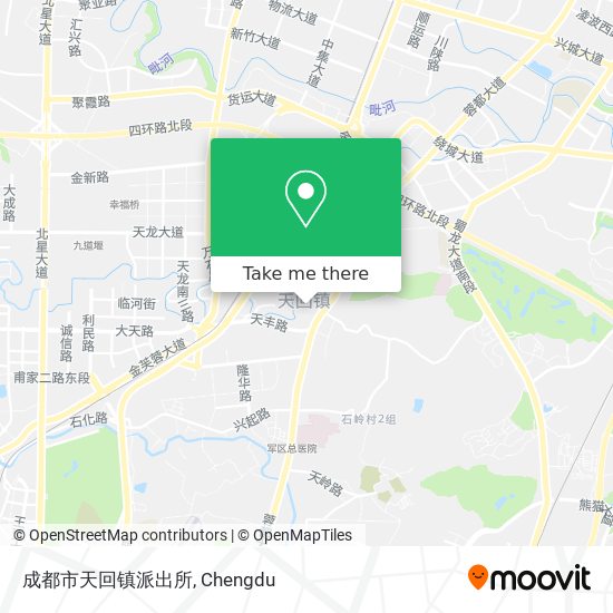 成都市天回镇派出所 map