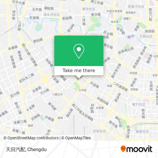 天回汽配 map