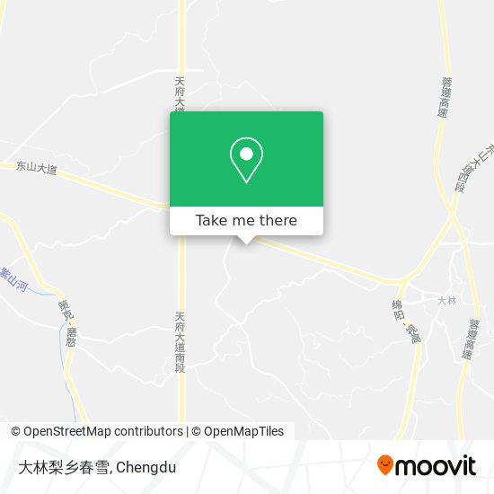 大林梨乡春雪 map