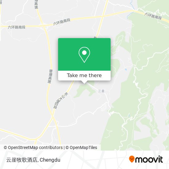 云崖牧歌酒店 map