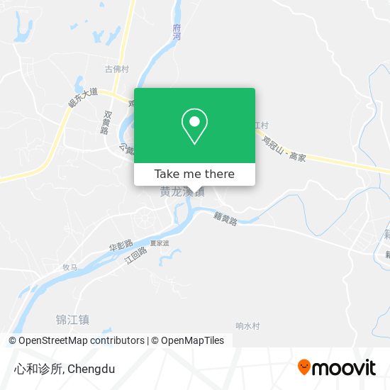 心和诊所 map