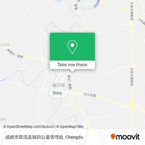成都市双流县籍田公墓管理处 map