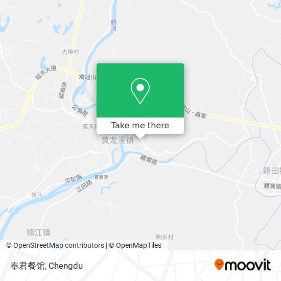 奉君餐馆 map