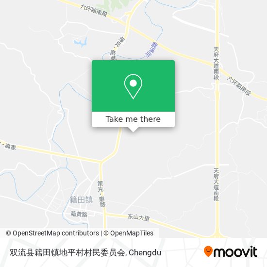 双流县籍田镇地平村村民委员会 map