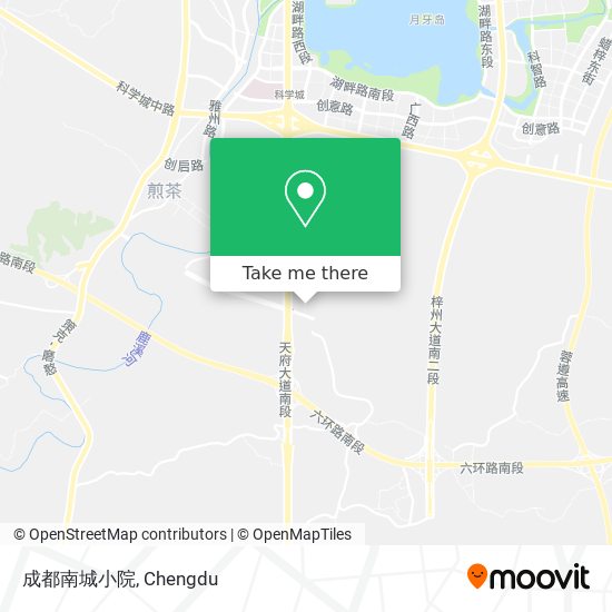 成都南城小院 map