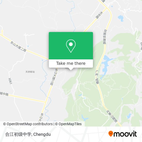 合江初级中学 map