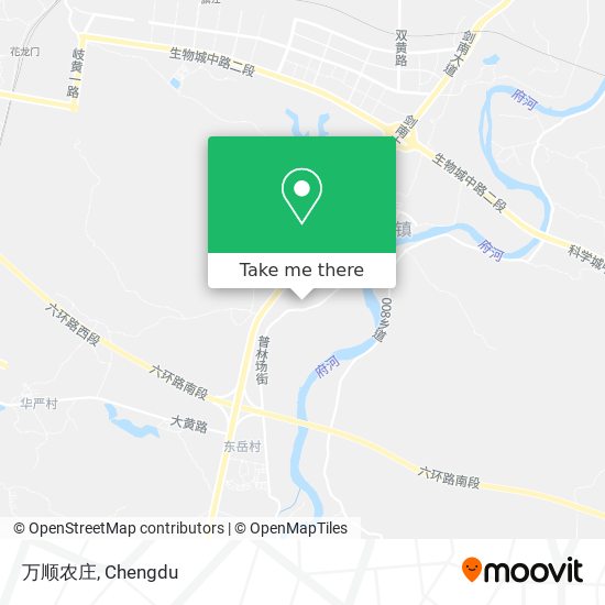 万顺农庄 map