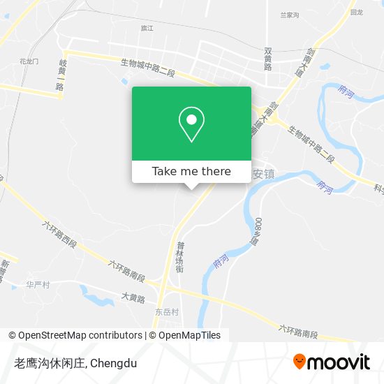 老鹰沟休闲庄 map
