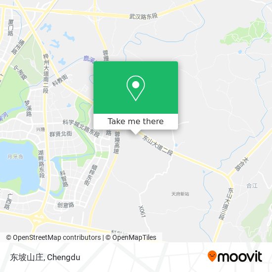 东坡山庄 map