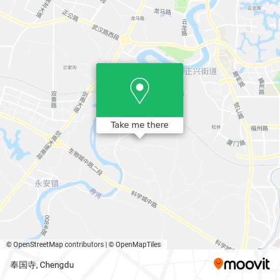 奉国寺 map