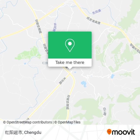 红阳超市 map