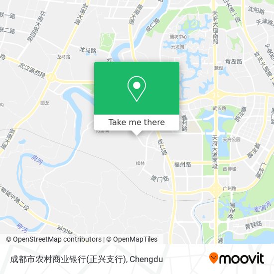 成都市农村商业银行(正兴支行) map