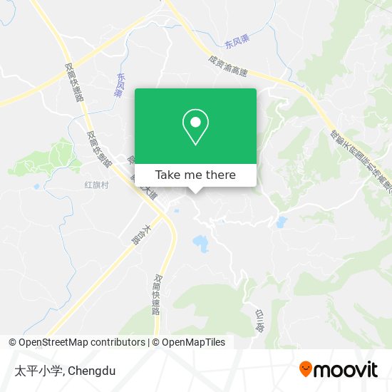 太平小学 map