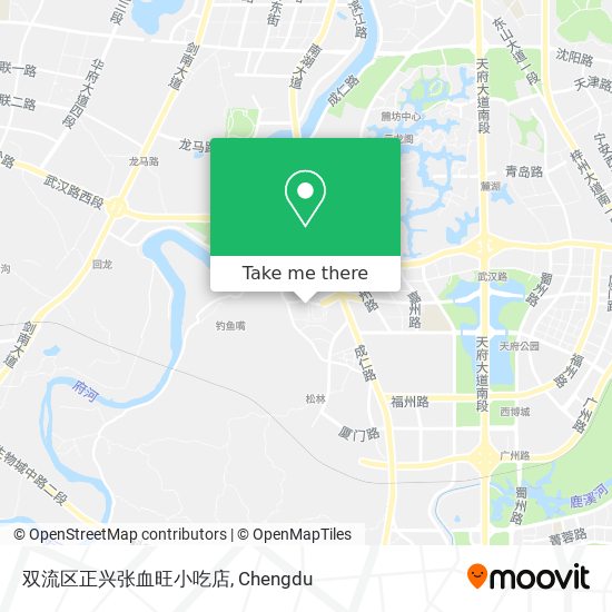双流区正兴张血旺小吃店 map