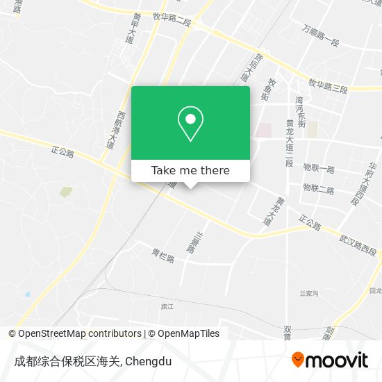 成都综合保税区海关 map
