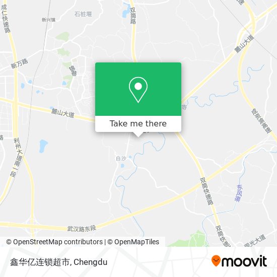 鑫华亿连锁超市 map