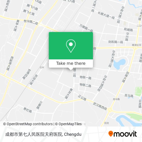 成都市第七人民医院天府医院 map