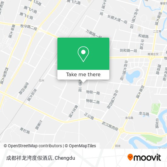 成都祥龙湾度假酒店 map