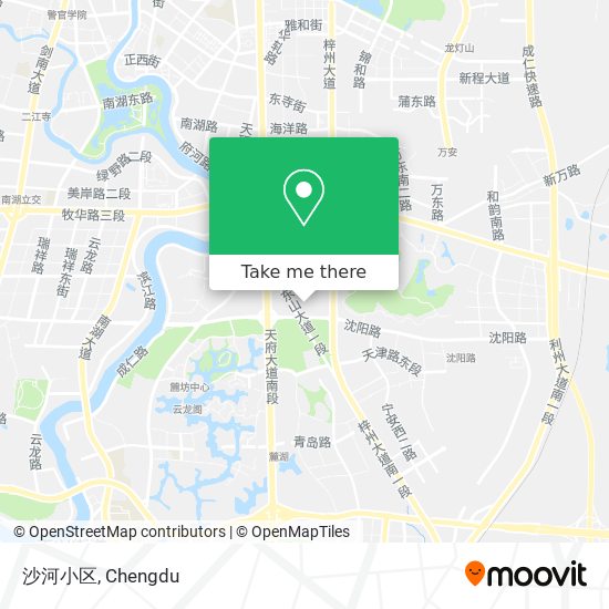 沙河小区 map