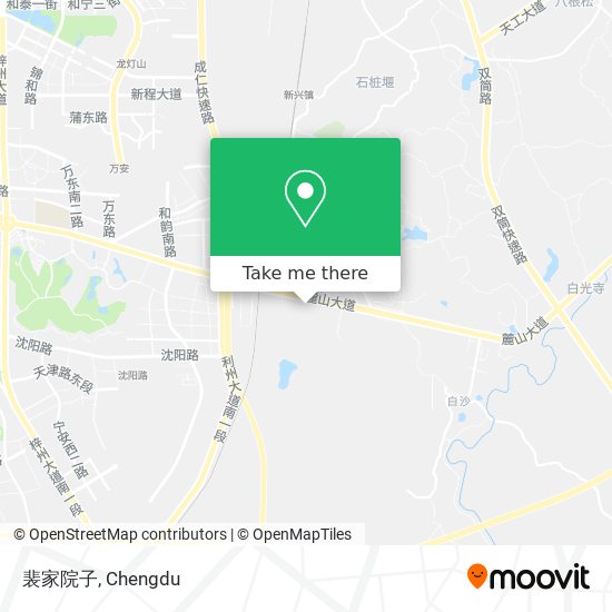 裴家院子 map