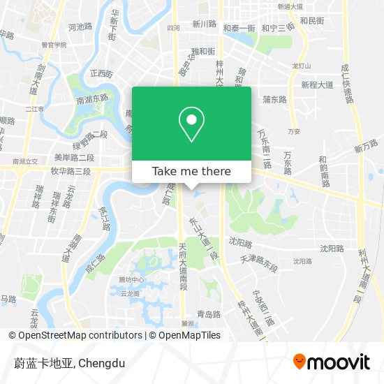 蔚蓝卡地亚 map