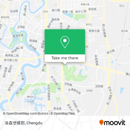 洛森堡蝶郡 map