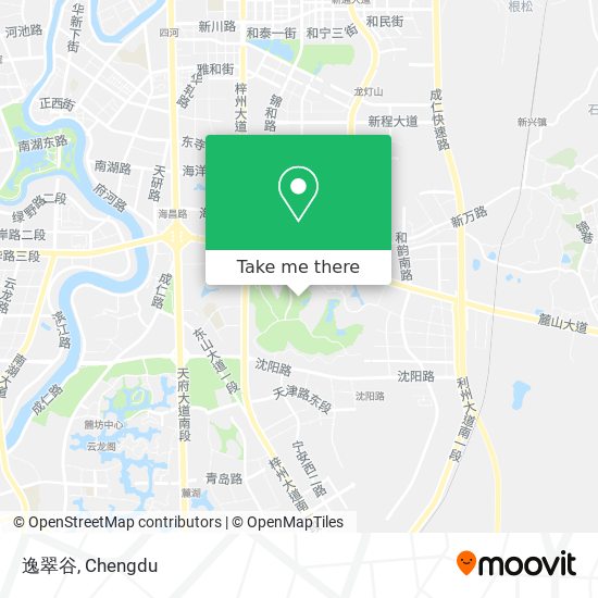 逸翠谷 map