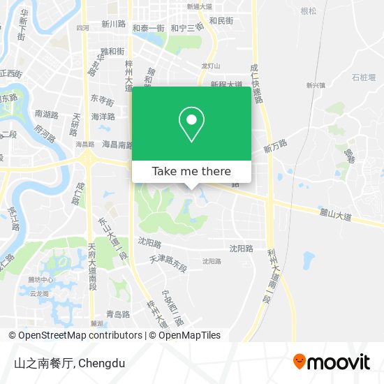 山之南餐厅 map