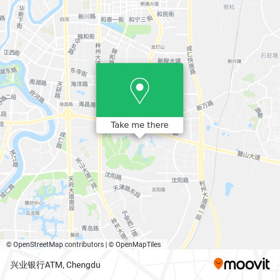 兴业银行ATM map