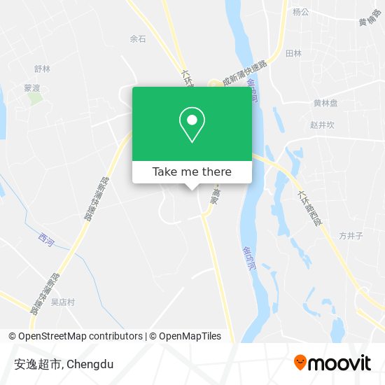 安逸超市 map