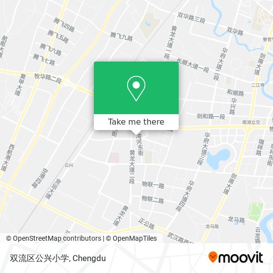 双流区公兴小学 map