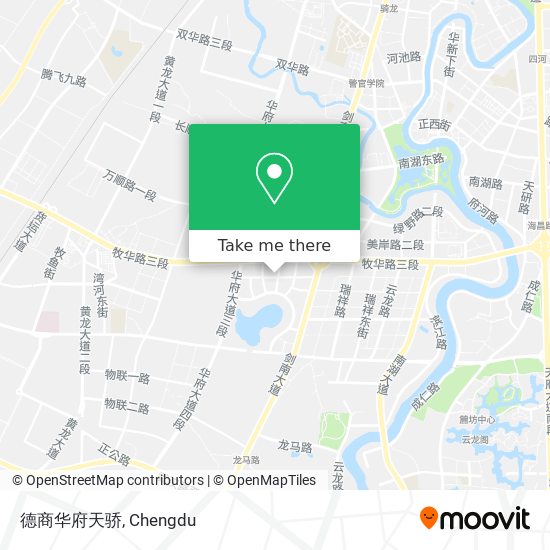 德商华府天骄 map
