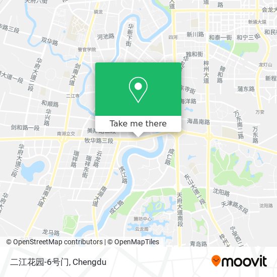 二江花园-6号门 map