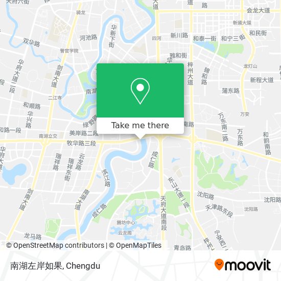 南湖左岸如果 map