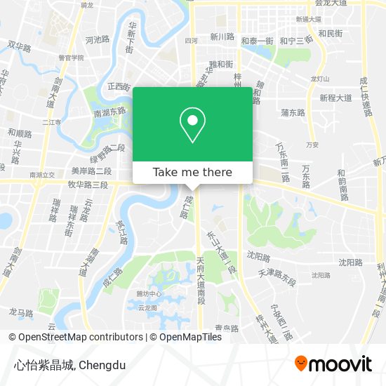 心怡紫晶城 map